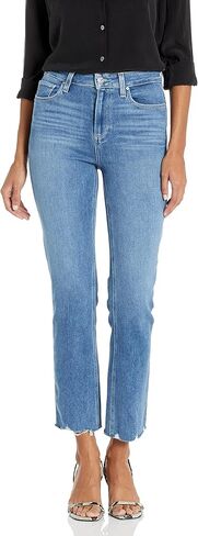 PAIGE Women's Cindy High Rise Straight Leg Ankle Length in Dream Weaver in Saudi Arabia