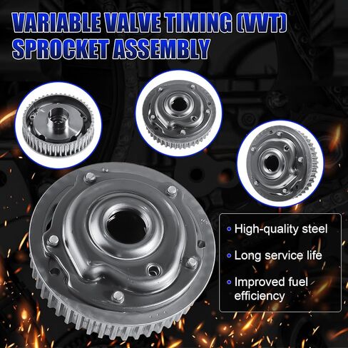 Engine Timing Intake & Exhaust Camshaft Sprocket Cam Phaser with VVT Solenoid Valve, For Chevy Aveo Cruze Sonic, For Pontiac G3, For Saturn Astra Replace# 55567048 55568386 in Saudi Arabia