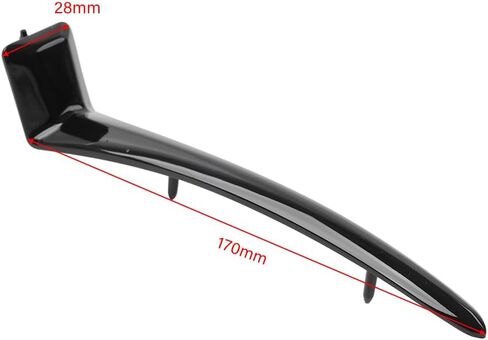 Cnswee6 1 Pc Zinc Alloy Nacelle Spear Top Headlight Cover Trim XJ56-PW-2F4U Glossy Black For Harley For Road King Models 14-2023 in Saudi Arabia