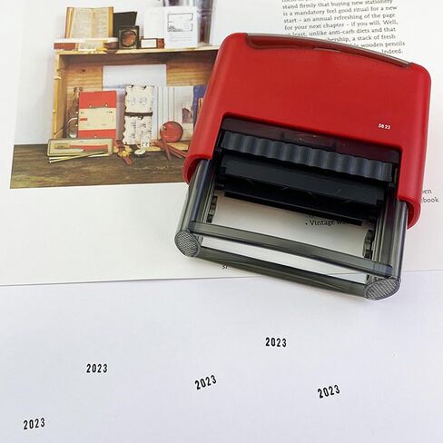 WALFRONT Custom Alphabet Date Stamp Kit Customizable Message Address Stamp Personalized Numbers Letters for Office Business in Saudi Arabia