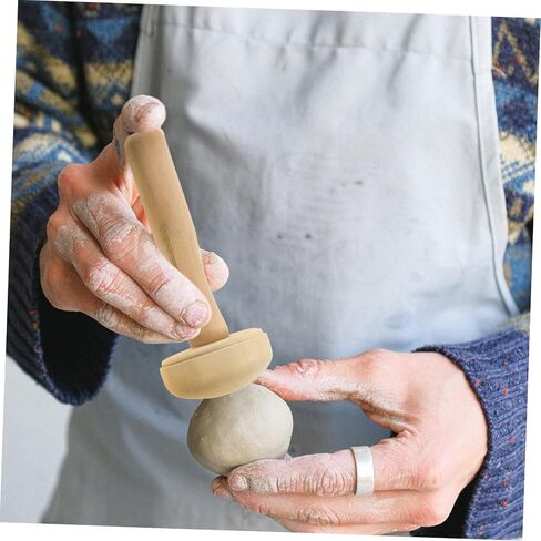 Angoily 10pcs Wooden Ink Roller for Printmaking Rubbing Roller Tool Smooth Handle for Painting and Stamping in Saudi Arabia