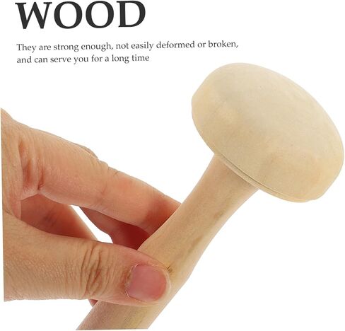 Angoily 10pcs Wooden Ink Roller for Printmaking Rubbing Roller Tool Smooth Handle for Painting and Stamping in Saudi Arabia