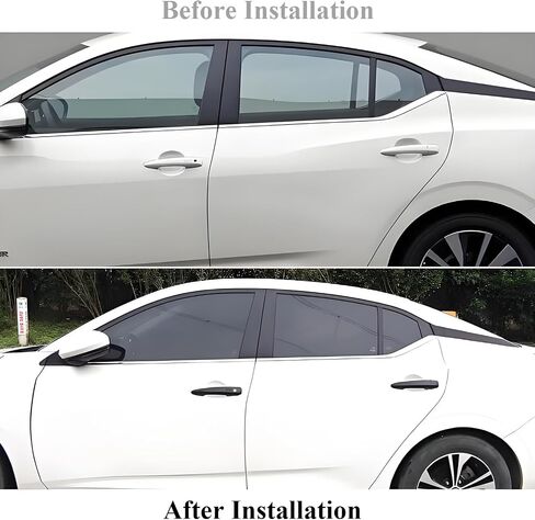 غطاء حماية لمقبض الباب الخارجي لـ 2019 ~ 2021 2022 2023 2024 2025 Nissan Altima، 2020 2021 2022 2023 2024 2025 Nissan Sentra، 2021 2022 2023 2024 2025 2026 ملحقات Rogue (1. لامعة أسود) in Kuwait