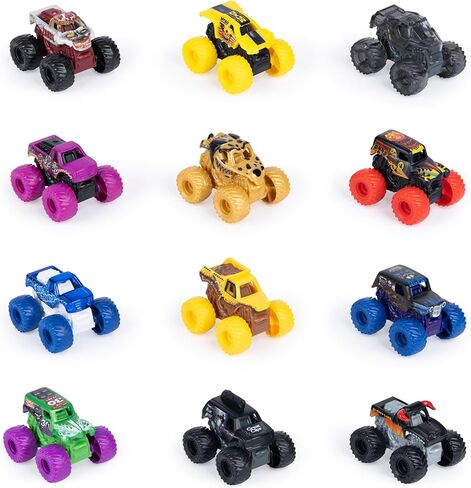 Monster Jam Mini Freestyle Flip Arena Playset and Storage with 2 Mini Monster Jam Trucks, Kids Toys for Boys and Girls Ages 3 and Up in Saudi Arabia