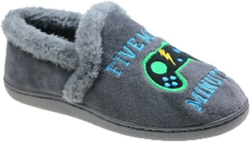 Wonder Nation Big Boys Video Game - Game Over Sleep Mode Gamer Slippers in Saudi Arabia