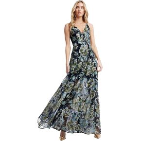 Dress the Population Women's Ariyah Fit and Flare Maxi Dress in Kuwait