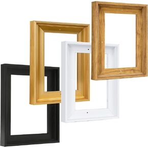 Canvas Floater Frame for 20"x20" Paintings,Square Floating Frame for 0.6"-0.9" Depth Canvas Art, Oil Painting Floating Frames (20"x20",Black) in Kuwait