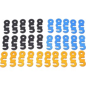 30 Pack Aluminum Alloy Guyline Cord Adjusters Rope Tensioners for Camping Tent Outdoor Hiking in Saudi Arabia