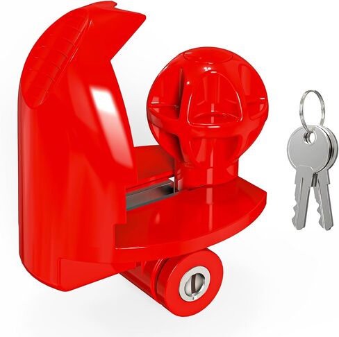 Trailer Hitch Lock, RV Tongue Lock for Travel Trailers, Adjustable Anti-Theft Coupler Lock, Keyed Alike, Fits 1-7/8", 2", 2-5/16" - Heavy Duty Trailer Lock for Boat & RV Trailers in Saudi Arabia