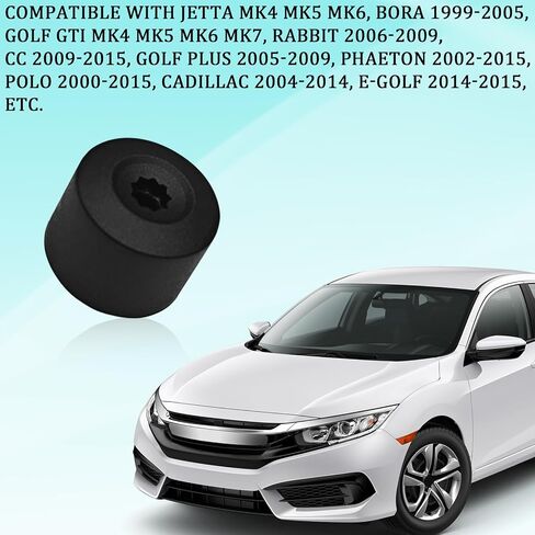 20PCS Car Black Wheel Lug Nut Covers，17mm Wheel Nut Covers with Removal Tool, Lug Nut Caps, Replaces for 1K0 601 173, Compatible with Volkswagen Tiguan Accessories, Jetta Beetle Passat GTI CC in Saudi Arabia