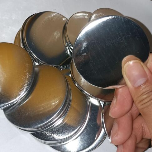 Badge consumables blank material bottom cover 58mm 50/100 pieces - (Color: 50pc, Size: 58mm) in Saudi Arabia