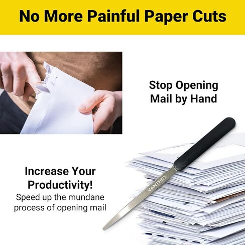1 Lightweight Stainless Steel Letter Opener, 7.5 Inches Long and One-Piece Construction, Perfect Envelope, Mail and Letter Opener Envelope Slitter for The Home and Office. in Saudi Arabia