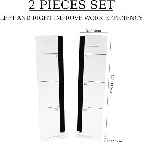 2Pcs Computer Monitor Memo Board with Box Packaging, Home Office Essentials Office Desk Accessories, Multifunction Message Board Note Holder Phone Holder in Saudi Arabia