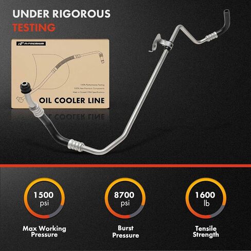 A-Premium Outlet Automatic Transmission Oil Cooler Line Hose Assembly Compatible with Ford F-150 F150 2015 2016 2017 2018 2019, 5.0L, 6 speed transmission in Saudi Arabia