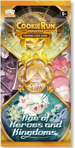 CookieRun TCG: عرض معزز لعصر الأبطال والممالك (المجموعة 2) | لعبة بطاقة التداول | 28 عبوة معززة في كل صندوق | 2 لاعبين | للأعمار من 6 سنوات فما فوق in Kuwait