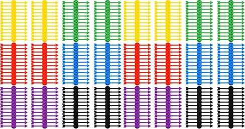 Tatuo 120 Pieces 4 Inch Arrow Spinners Board Game Spinner Plastic Arrow Game Spinners for School Party Supplies, 6 Colors in Kuwait