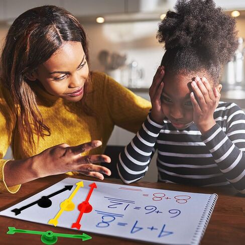 Tatuo 120 Pieces 4 Inch Arrow Spinners Board Game Spinner Plastic Arrow Game Spinners for School Party Supplies, 6 Colors in Kuwait