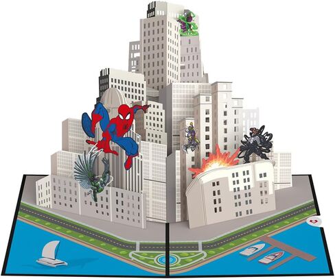 Loveop Marvel's Spiderman Amazing Birthday Pop-Up Card, 5 X 7", Funko Pop Cards, Husband Birthday Card, Pop Up Card for Kids in Kuwait