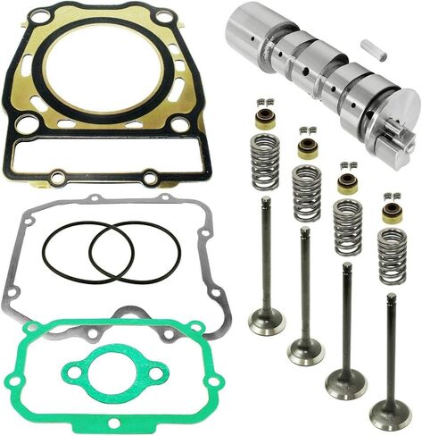 Caltric Camshaft and Cylinder Head Valve Gasket Kit Compatible with Polaris Sportsman 400 2001-2014 in Saudi Arabia