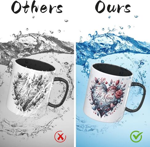 UV DTF Cup Wrap, 24 Sheets Valentine's Day Love Quote UV DTF Stickers for Mugs Glass Coffee, Waterproof Rub On Transfers for Wood DIY Crafts in Kuwait