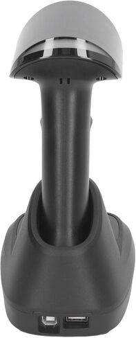 Bluetooth Barcode Scanner Wireless 1D 2D Bar Code Reader QR Code Scanner with Base for Logistics Express Retail Stores ABS Material in Saudi Arabia