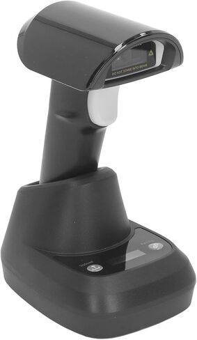 Bluetooth Barcode Scanner Wireless 1D 2D Bar Code Reader QR Code Scanner with Base for Logistics Express Retail Stores ABS Material in Saudi Arabia