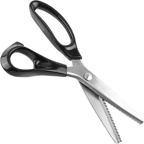 tijeras de Corte, Fabric Deco ive Triangle Pinking Shears Scissors Clipper Lace Scissors, Comfort Grips Professional Dressmaking 3 5 7mm Crafts Zig Zag Cut Sewing Handheld in Saudi Arabia