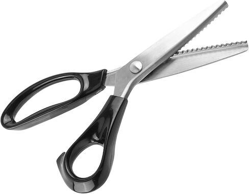 tijeras de Corte, Fabric Deco ive Triangle Pinking Shears Scissors Clipper Lace Scissors, Comfort Grips Professional Dressmaking 3 5 7mm Crafts Zig Zag Cut Sewing Handheld in Saudi Arabia