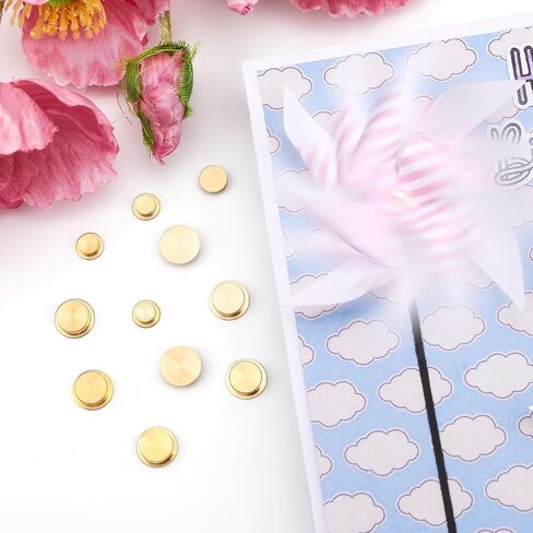 BAOFALI 20Pcs Mini Metal Rotating Bearings for DIY Handmade Crafts Paper Cards Scrapbooking DIY Greeting Cards 360°Rotation Smooth Spin Mechanism Spinner for Jewelry Making Nail Decoration in Saudi Arabia