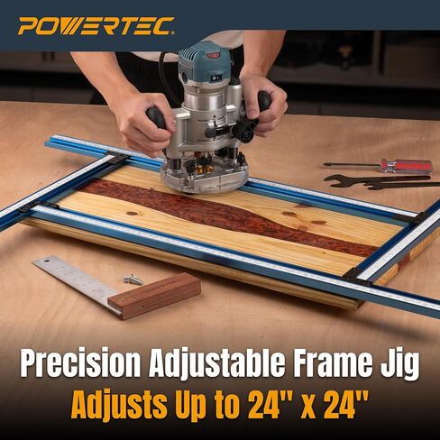 POWERTEC 71759 Box Joints Crosscut Sled Jig for Table Saws and Router Tables with Standard Miter Slots in Saudi Arabia