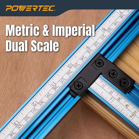 POWERTEC 71759 Box Joints Crosscut Sled Jig for Table Saws and Router Tables with Standard Miter Slots in Saudi Arabia