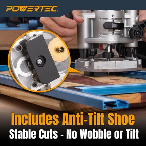 POWERTEC 71759 Box Joints Crosscut Sled Jig for Table Saws and Router Tables with Standard Miter Slots in Saudi Arabia