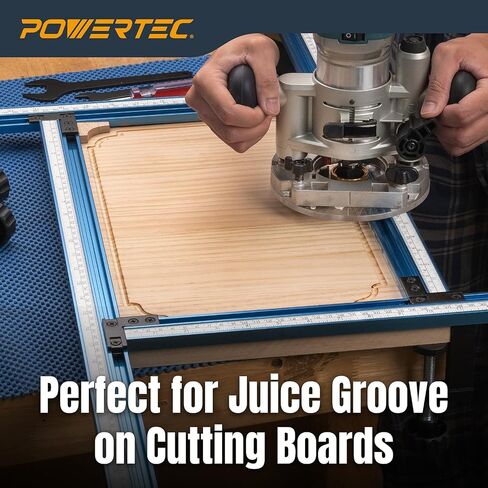 POWERTEC 71759 Box Joints Crosscut Sled Jig for Table Saws and Router Tables with Standard Miter Slots in Saudi Arabia