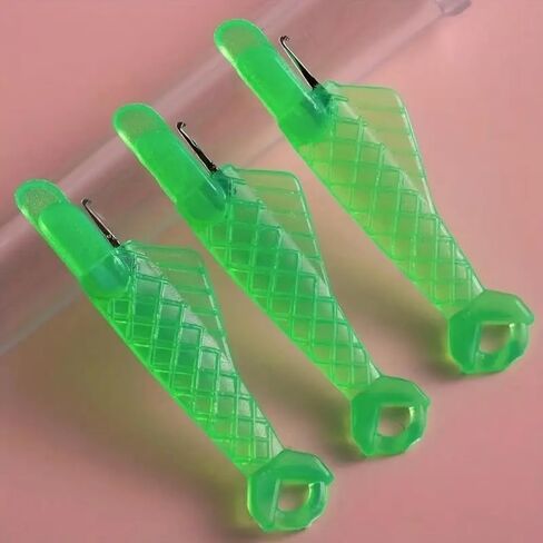 5pcs Needle Threader for Sewing Machine – Fish-Type Automatic Threading Tool for Hand & Machine Sewing, Embroidery, and DIY Crafts - Green in Saudi Arabia