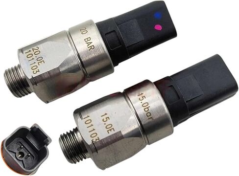 Excavator Automatic Throttle Idle Sensor Pressure Switch Compatible with Models 60 75 85 135 150 200 260(20Bar) in Kuwait