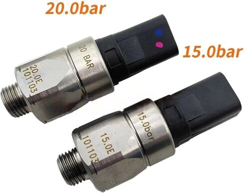 Excavator Automatic Throttle Idle Sensor Pressure Switch Compatible with Models 60 75 85 135 150 200 260(20Bar) in Kuwait
