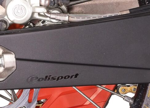 Polisport Motocross Motorcycles (MX) Swingarm Protector for Honda CRF450R (2017-2018)، CRF450RX (2017-2018)، CRF250R (2018-2019) الدراجات الترابية - مقاومة عالية التأثير والتآكل - رمادي in Kuwait