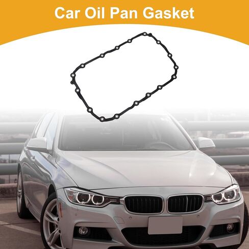 Car Oil Pan Gasket Car Transmission Oil Pan Gasket Engine Oil Pan Gasket Seal No.24117593565 for BMW 128i 2008-2013 Good Sealing 1 Pcs in Saudi Arabia