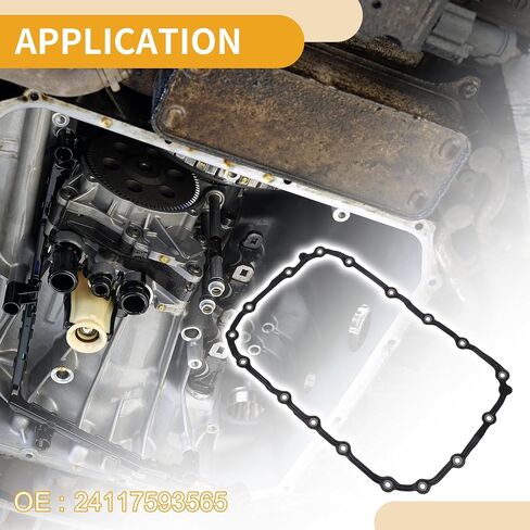 Car Oil Pan Gasket Car Transmission Oil Pan Gasket Engine Oil Pan Gasket Seal No.24117593565 for BMW 128i 2008-2013 Good Sealing 1 Pcs in Saudi Arabia