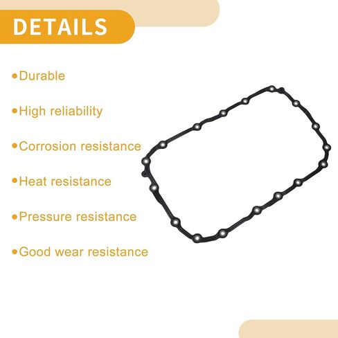 Car Oil Pan Gasket Car Transmission Oil Pan Gasket Engine Oil Pan Gasket Seal No.24117593565 for BMW 128i 2008-2013 Good Sealing 1 Pcs in Saudi Arabia