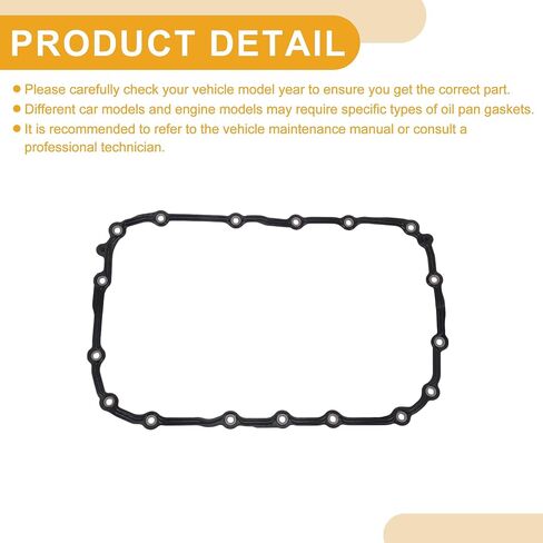 Car Oil Pan Gasket Car Transmission Oil Pan Gasket Engine Oil Pan Gasket Seal No.24117593565 for BMW 128i 2008-2013 Good Sealing 1 Pcs in Saudi Arabia