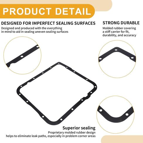 Car Oil Pan Gasket Car Transmission Oil Pan Gasket Engine Oil Pan Gasket Seal No.24208576 for Hummer H2 2003-2007 Good Sealing 1 Pcs in Saudi Arabia