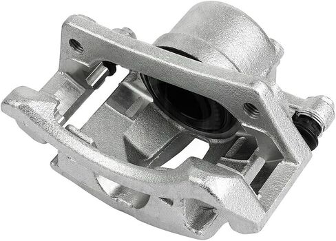 Detroit Axle - Front Passenger Side Disc Brake Caliper w/Bracket Replacement for 2002 2003 2004 2005 2006 2007 Jeep Liberty in Saudi Arabia