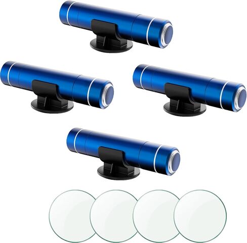 Car Window Breaker Seatbelt Cutter 4 Pack, Car Safety Hammer Glass Breaker Under Water Auto Emergency Rescue Tool, Car Escape Tool with Seatbelt Cutter Safe Hammer Life Hammer Window Punch(Blue) in Saudi Arabia
