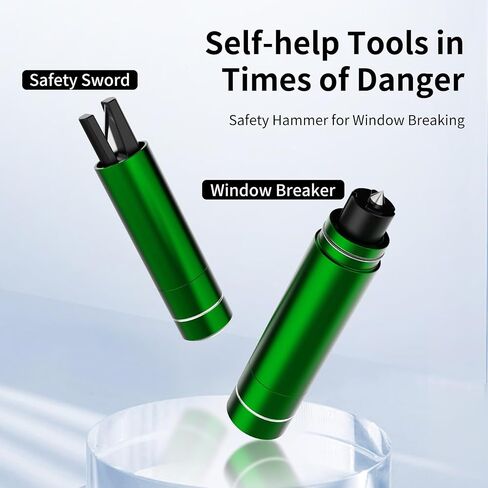 Car Window Breaker Seatbelt Cutter 4 Pack, Car Safety Hammer Glass Breaker Under Water Auto Emergency Rescue Tool, Car Escape Tool with Seatbelt Cutter Safe Hammer Life Hammer Window Punch(Blue) in Saudi Arabia