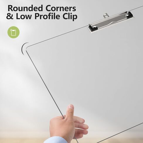 Extra Large Clipboard, 11 x 17 Clear Plastic Drawing Boards, Horizontal Clip Board, Landscape Layout, Suitable for Sketching, Watercolor. Drafting & Art Supply in Saudi Arabia
