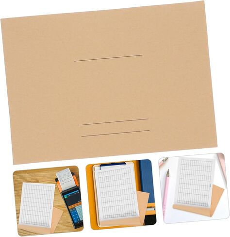 DOITOOL Blank Accounting Ledger Book 8.5 x 11 Inches Grid-Lined Notebook for Expense Tracking and Income Management for Small Business and Personal Use in Saudi Arabia