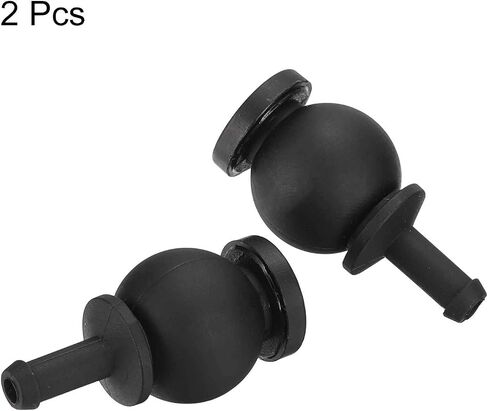 كرات مطاطية مضادة للاهتزاز وممتصة للصدمات من MECCANIXITY مقاس 31 مم × 14 مم لكاميرا RC Quadcopter FPV Gimbal، أسود/عبوة من قطعتين in Saudi Arabia