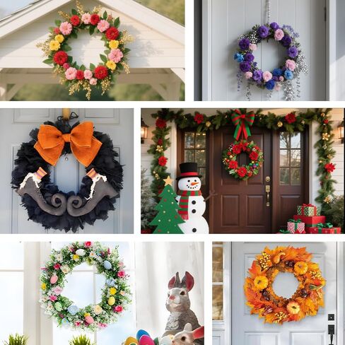 3 PCS Wreath Frame, 12 Inch Christmas Wire Wreath Frames Metal Wreaths Form Frames Dark Green Ring Round Wreaths Frame for Wedding Christmas DIY Craft Home Decor Indoor Outdoor Holiday Party Supplies in Saudi Arabia