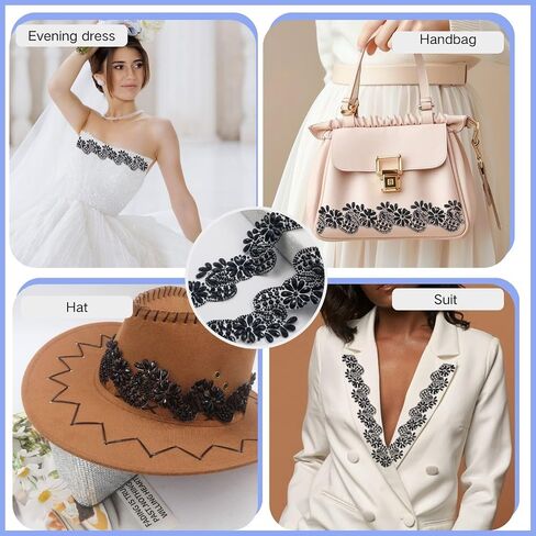 PEARLY JUN 2.5 ياردة فضية AB كريستال حجر الراين شريط حديد على شرائط حجر الراين شريط بلينغ شريط الماس DIY لصياغة زخارف كعكة الزفاف المبهرة in Kuwait